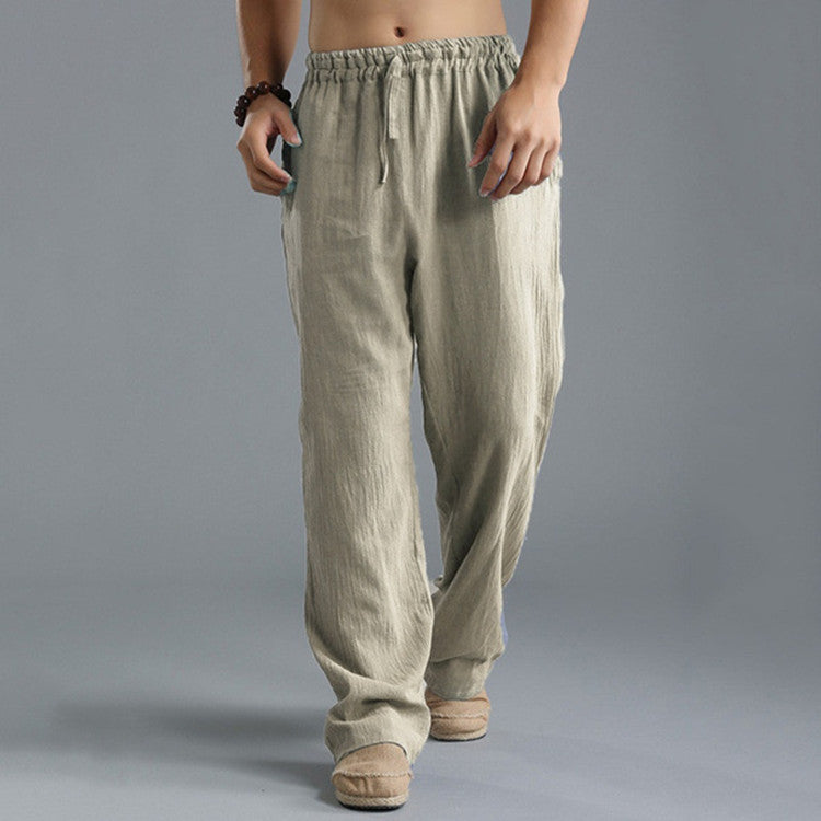Men's Loose Linen Sweatpants