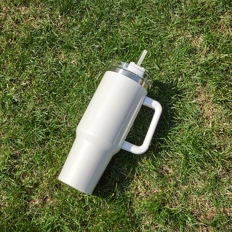 Large Dual-Layer Stainless Steel Cup