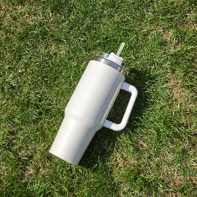 Large Dual-Layer Stainless Steel Cup