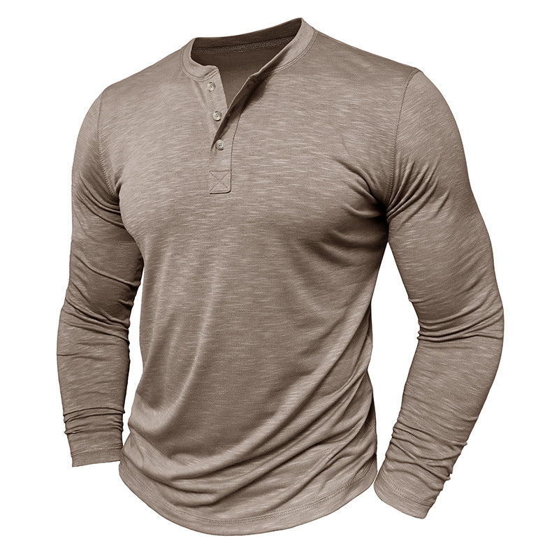 Men's Long Sleeve Collard Shirt