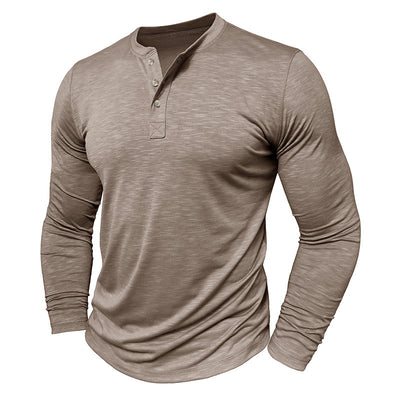 Men's Long Sleeve Collard Shirt