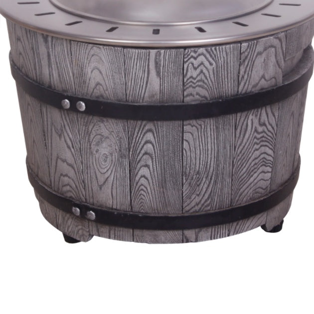 Wood Frame Fire Pit