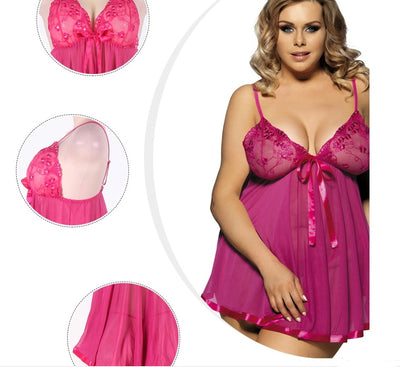 Women's Short Skirt Lingerie with Plus Size