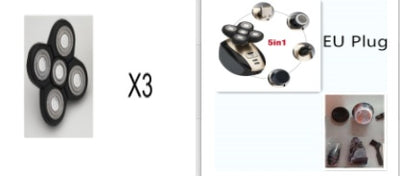 5 In 1 - 5 Blade Electric Razor