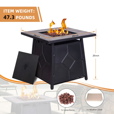 Steel Propane Pit Table