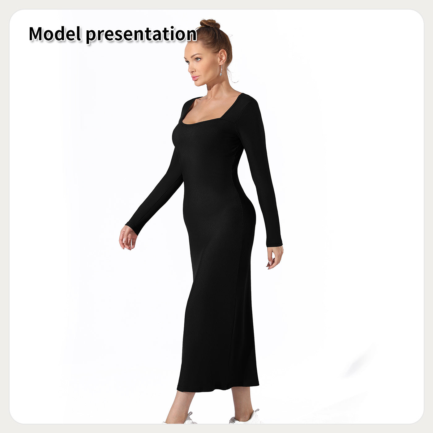 Women's Fashion Long Sleeve Dress