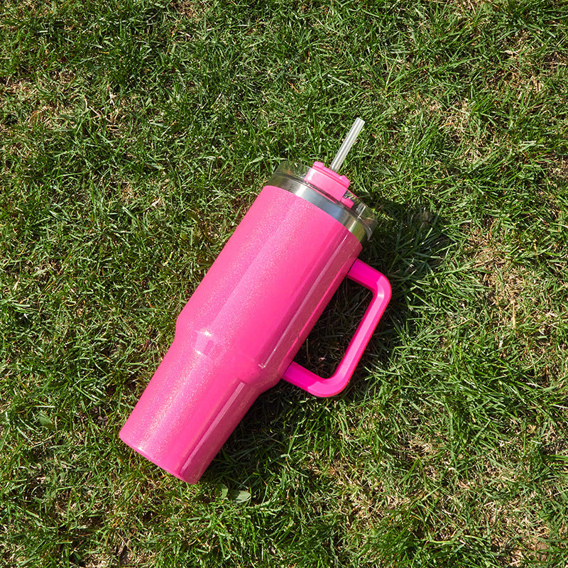 Large Dual-Layer Stainless Steel Cup