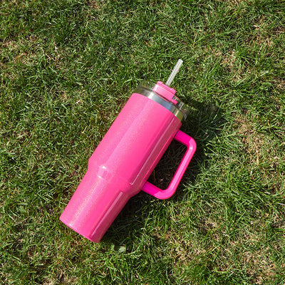Large Dual-Layer Stainless Steel Cup