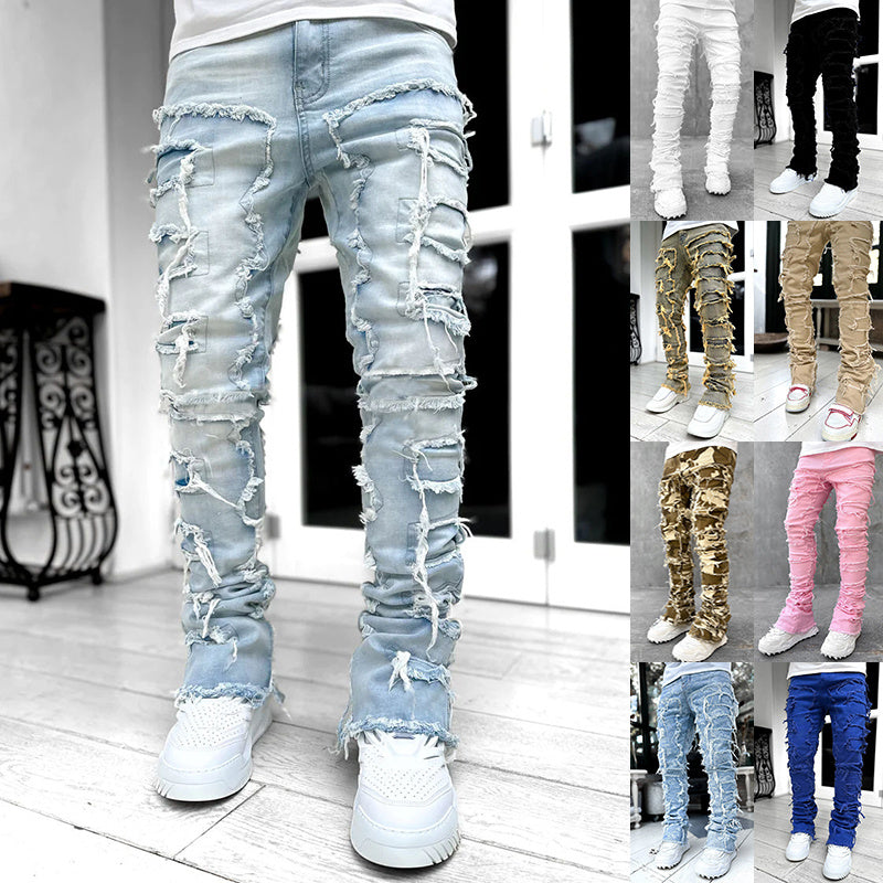 Men's Stacked Patch Jeans