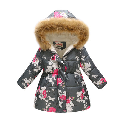 Girl's Winter Fur Jackets