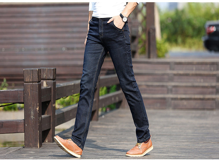 Men's Casual Straight Leg Flex Jeans
