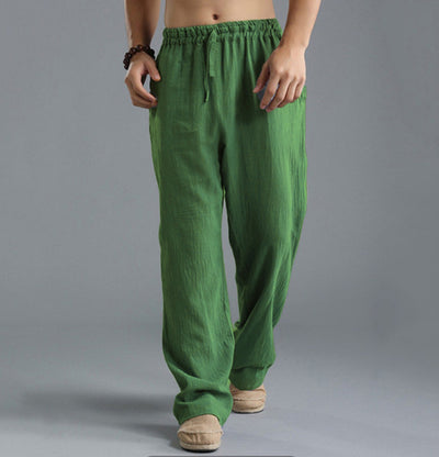 Men's Loose Linen Sweatpants