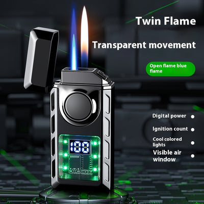 Creative Double Fire Smart Lighter