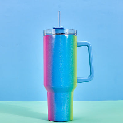 Large Dual-Layer Stainless Steel Cup