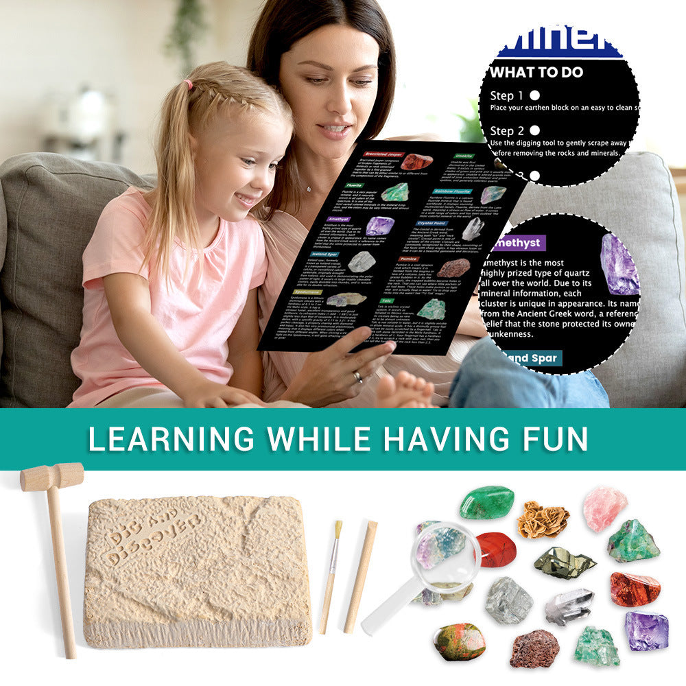 Educational Gemstone Dig Kit