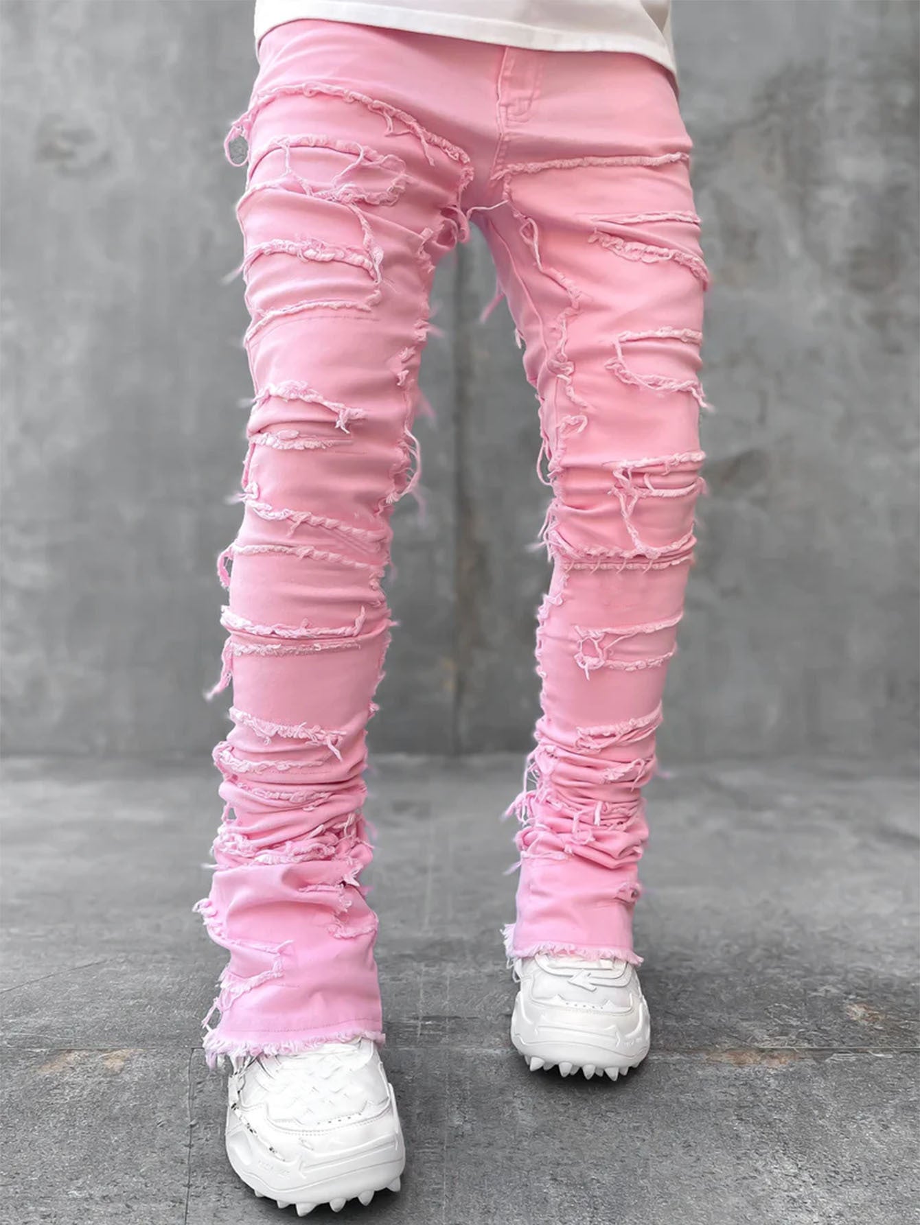 Men's Stacked Patch Jeans