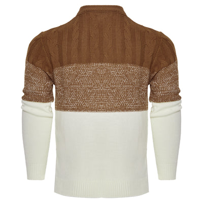 Men's Casual Long Sleeve Knit Sweatshirt