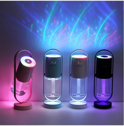 Small Self Moving Air Humidifier with Light Display