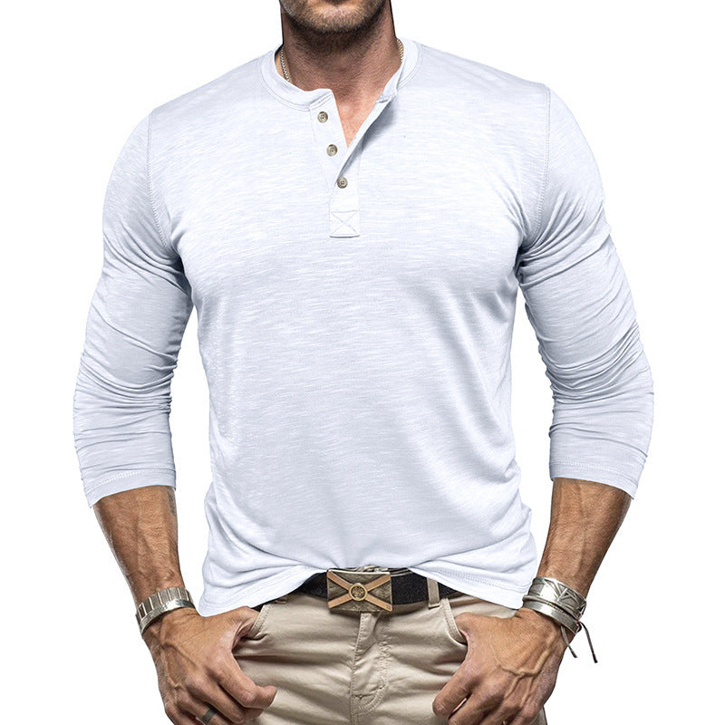 Men's Long Sleeve Collard Shirt