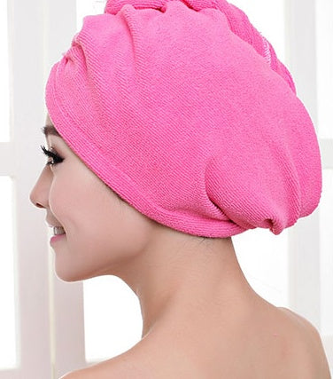 Women's Hair Towel Cap