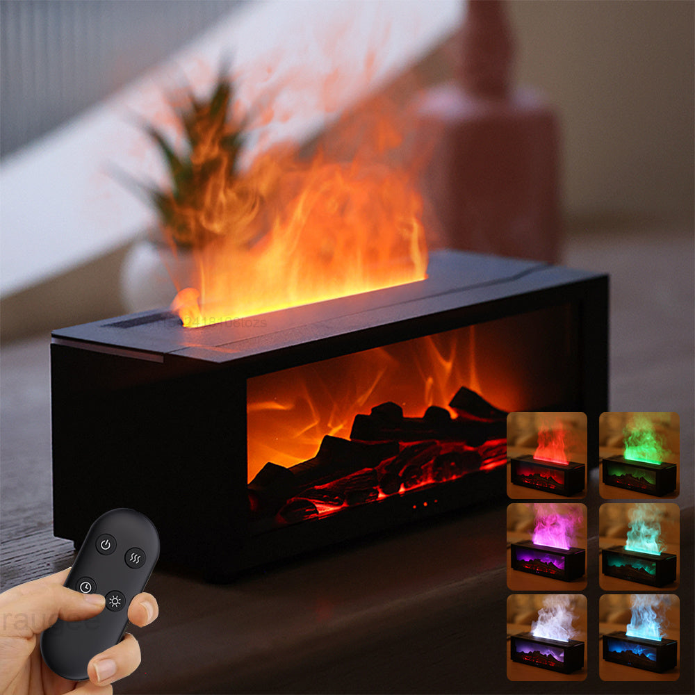 Aromatherapy Mini Fireplace Humidifier