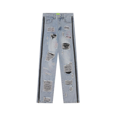 Women's Retro Loose Washed Jeans
