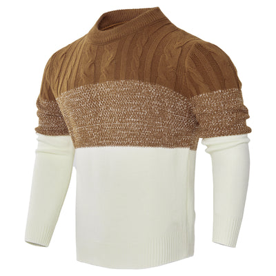 Men's Casual Long Sleeve Knit Sweatshirt
