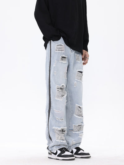 Women's Retro Loose Washed Jeans