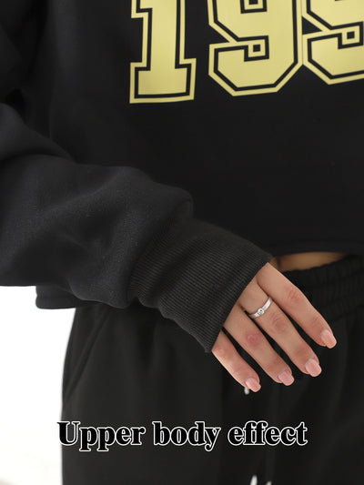 Women's Long Sleeve Sweater and Sweatpants Set