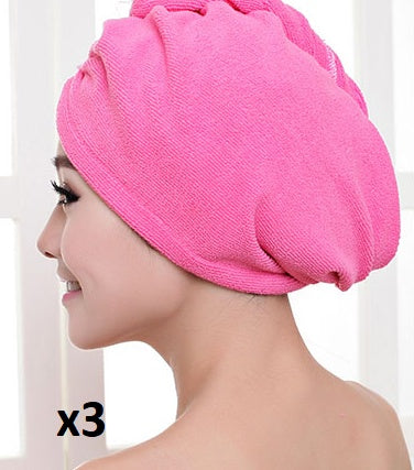 Women's Hair Towel Cap