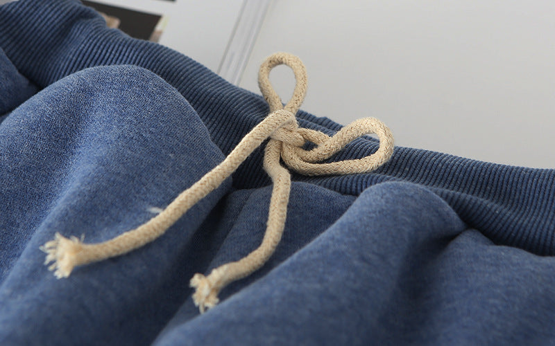 Women's Velvet Padded Sweatpants