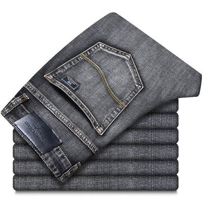Men's Casual Flex Straight Leg Jeans
