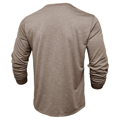 Men's Long Sleeve Collard Shirt