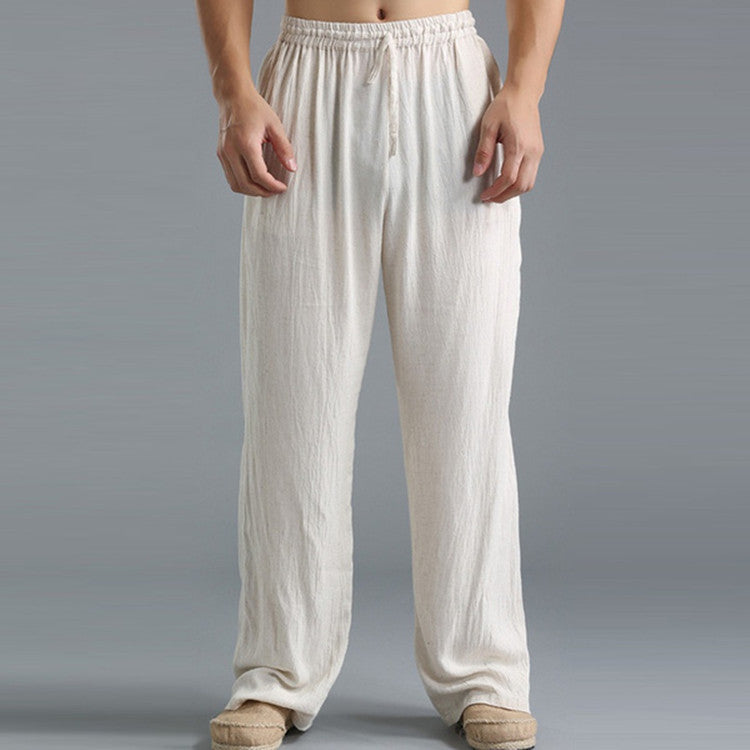 Men's Loose Linen Sweatpants
