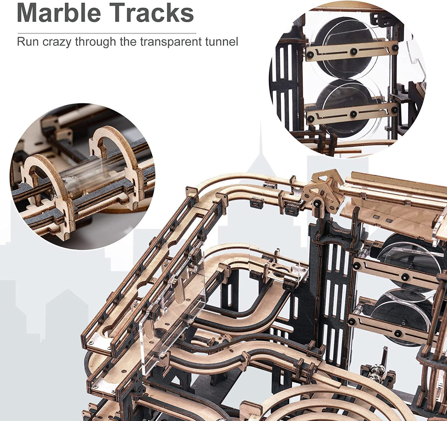 Robotime ROKR Marble Night 3D Wooden Puzzle