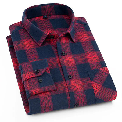 Men's Flannel Long Sleeve Shirt