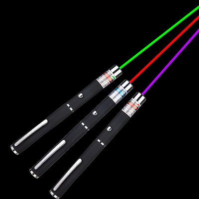 3 Packs 900Mile Laser Light Pointer Pen Green Blue Red Light Visible Beam Lazer