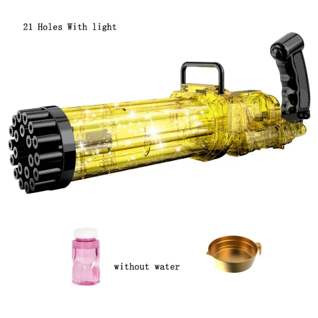 Children's Large Gatling Bubble Gun