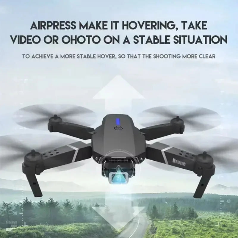 RC Drone E88Pro with 4K Wide Angle Dual HD Camera