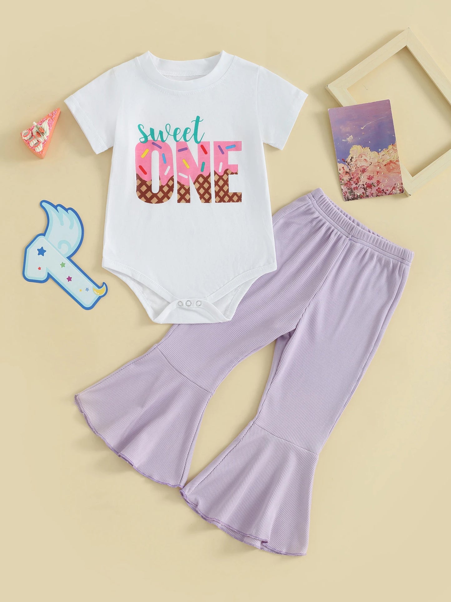 Toddler Girls 2-Piece Birthday Outfit