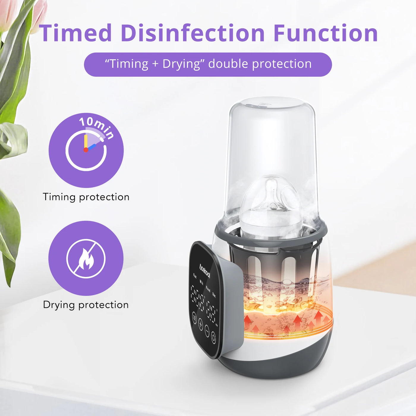 7-in-1 Fast Feeding Bottle Warmer