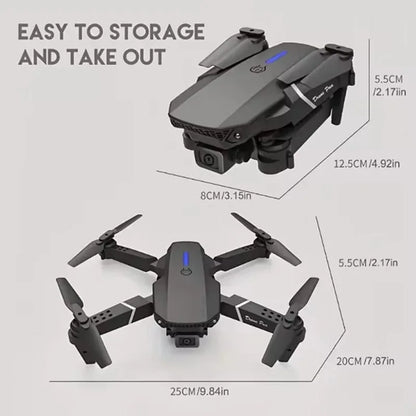 RC Drone E88Pro with 4K Wide Angle Dual HD Camera