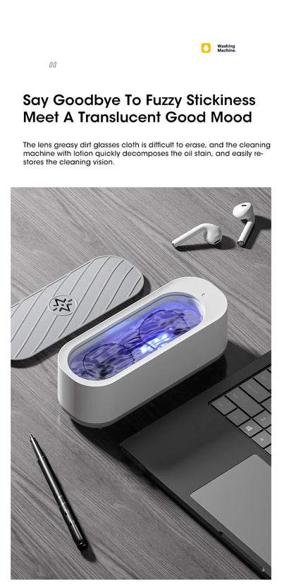 Ultrasonic Cleaner - Glasses, Jewelry, etc