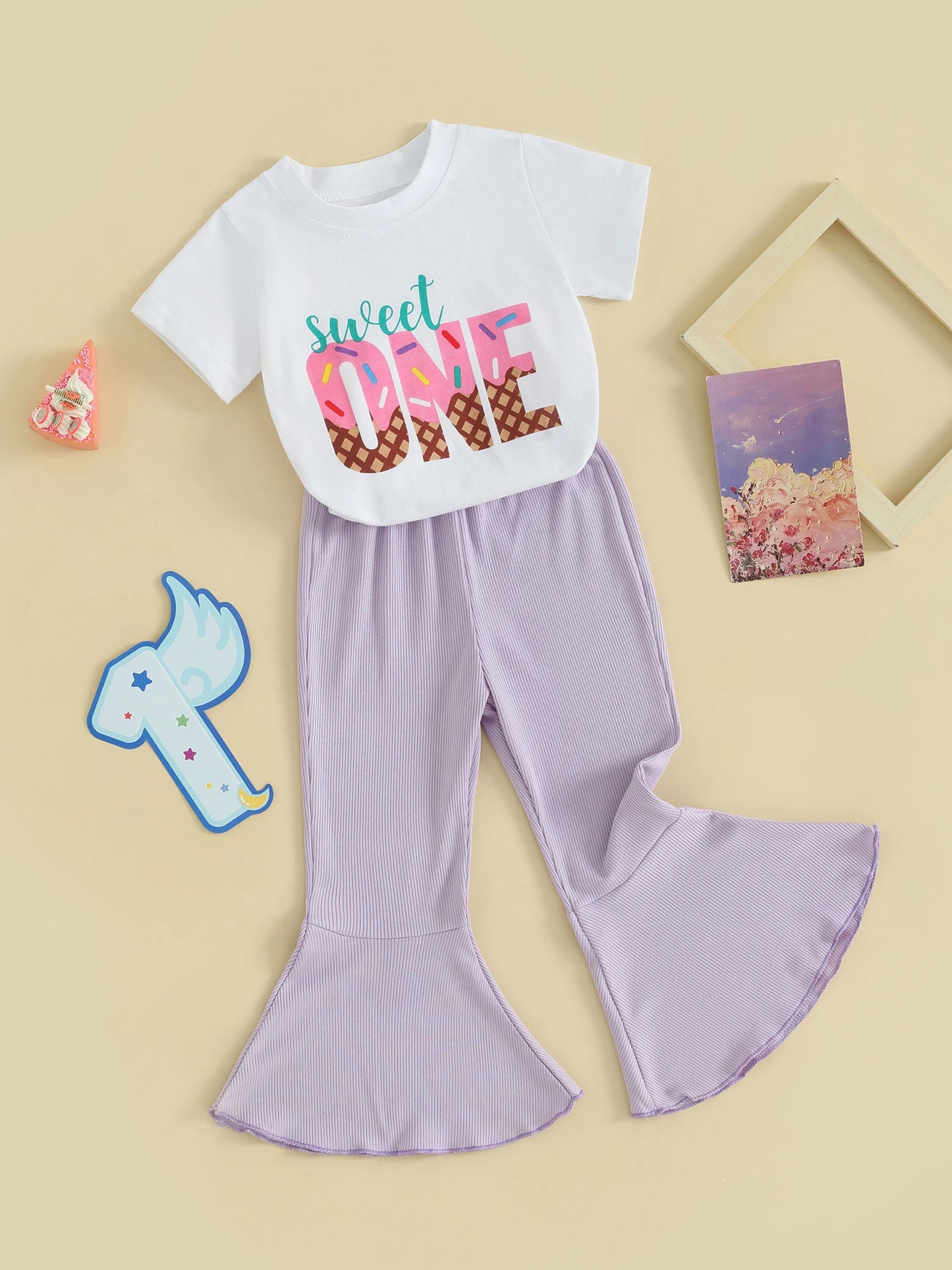 Toddler Girls 2-Piece Birthday Outfit