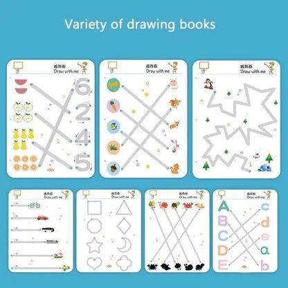 Montessori Kids Educational Drawing Book