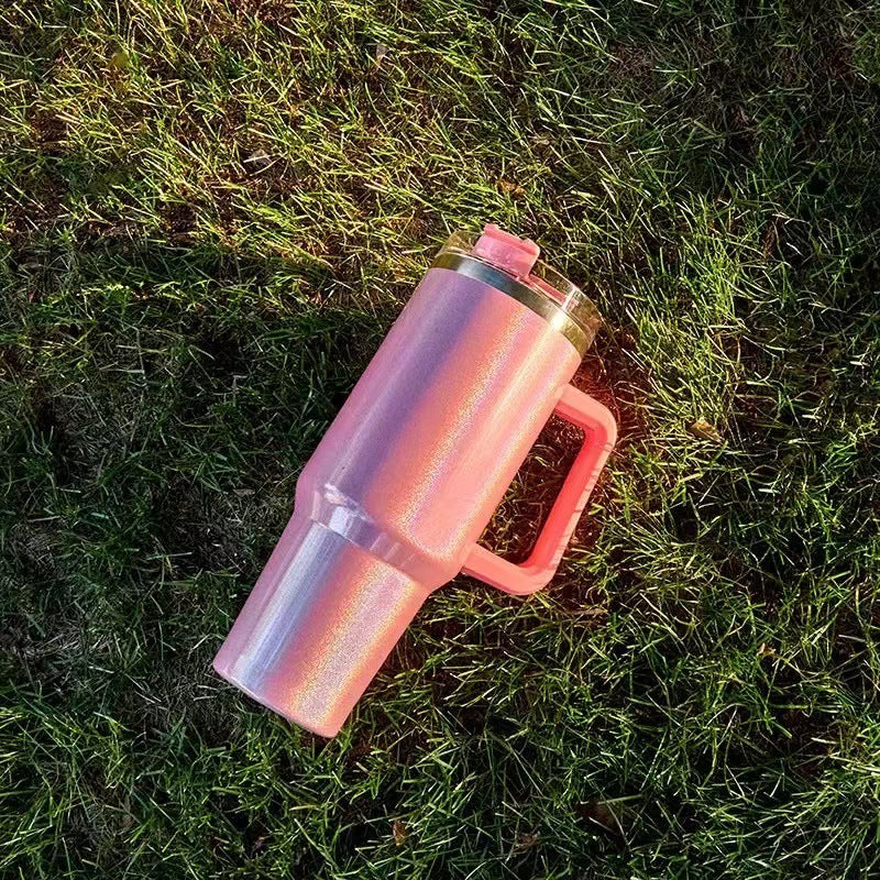 Large Dual-Layer Stainless Steel Cup