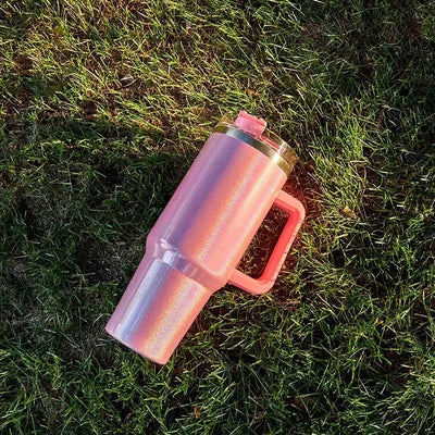 Large Dual-Layer Stainless Steel Cup
