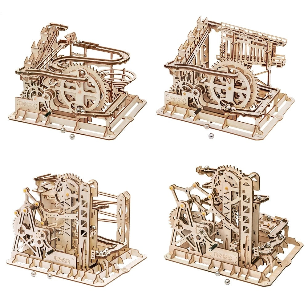 ROKR Marble Roller Coaster 3D Wooden Puzzle