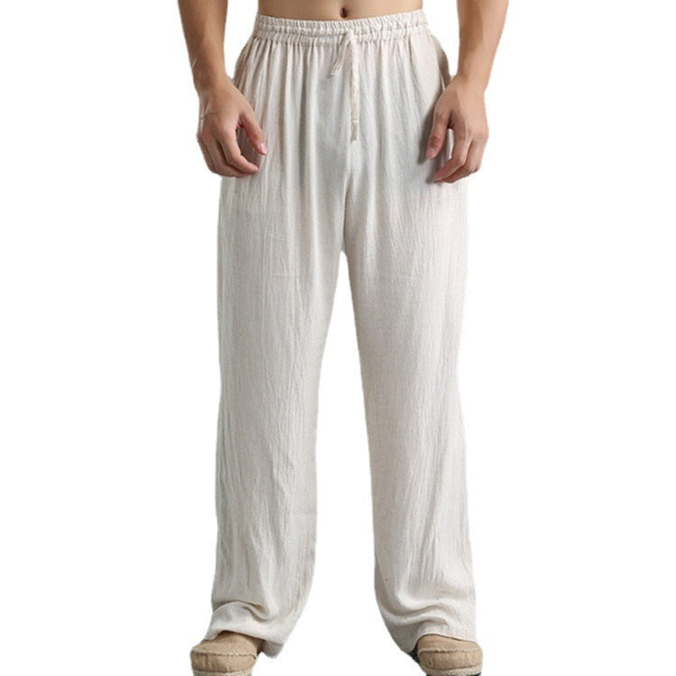 Men's Loose Linen Sweatpants