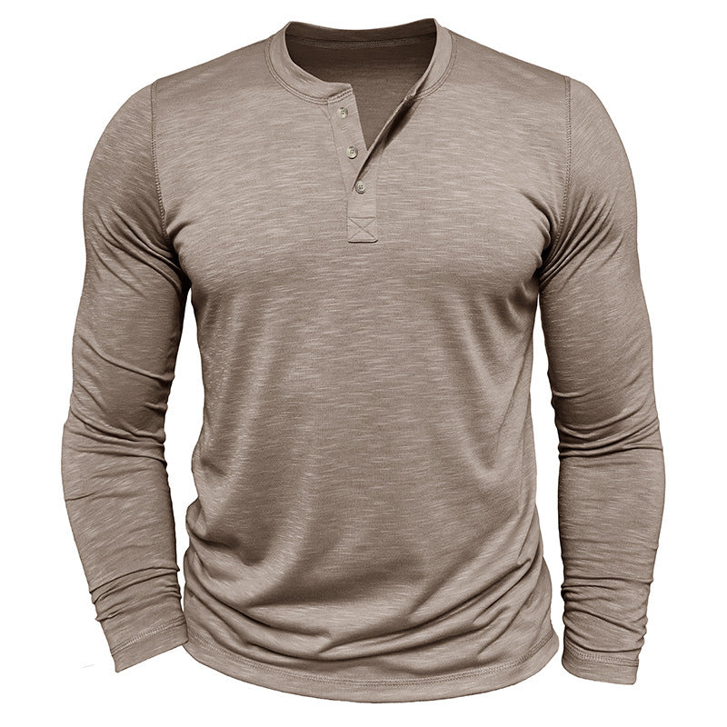 Men's Long Sleeve Collard Shirt